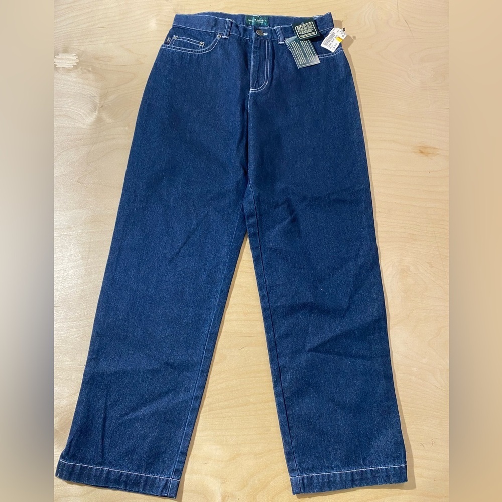 Lauren Jean Co. Ralph Lauren Classic Blue Denim Jeans Size 4 (MM) Ankle